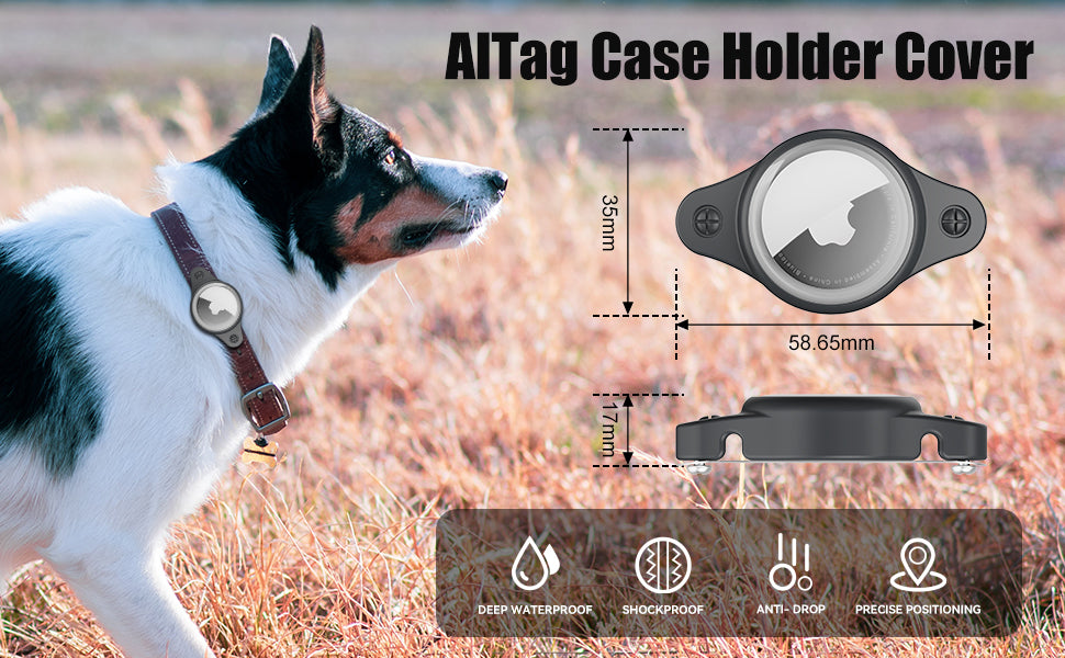 Waterproof Apple Airtag case for Dog collar